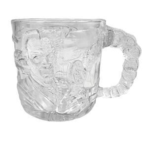 McDonalds 1995 Batman Forever "Two Face" Glass Mug